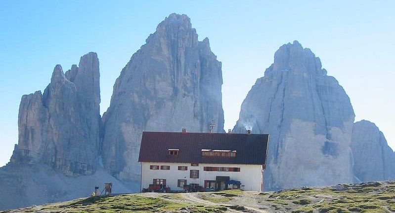 Drei Zinnen ( Cima Grande di Lavaredo ) in the Italian Dolomites