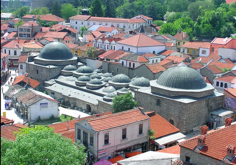 The Old Bazaar in Skopje in Macedonia