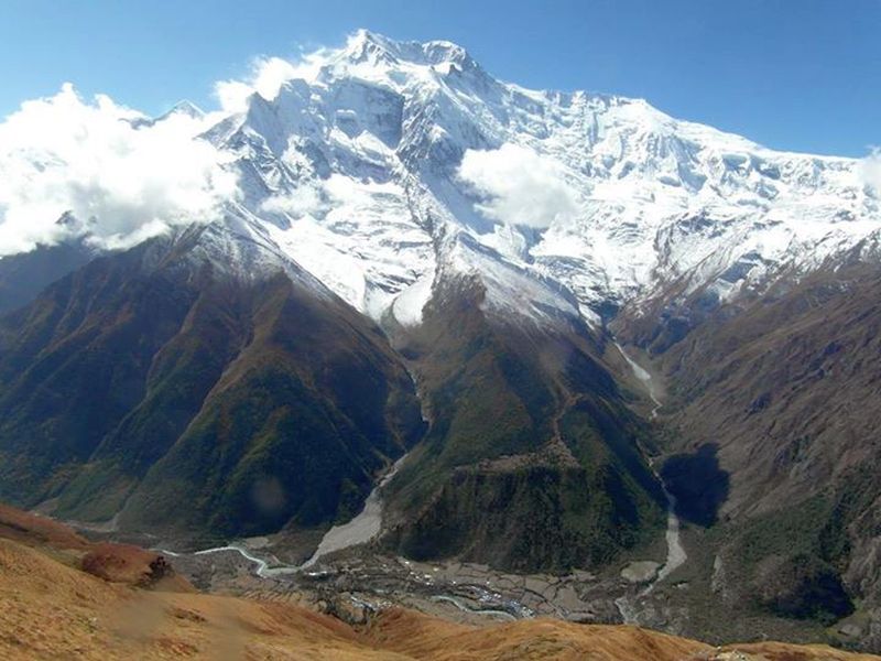 Annapurna III above Manang Valley