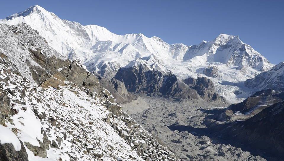 Cho Oyu and Gyachung Kang from Gokyo Ri