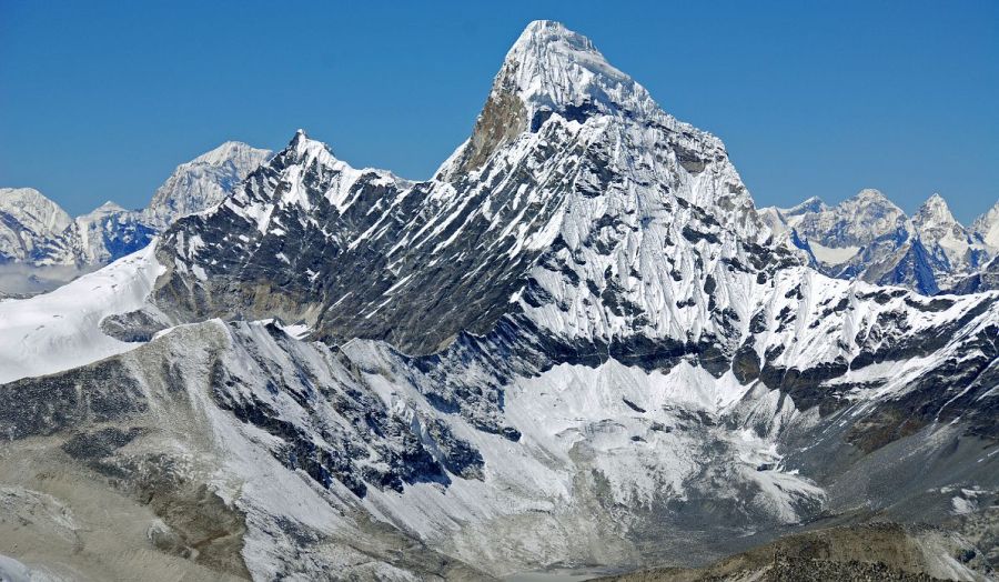 Ama Dablam from the West Col above Hongu Valley