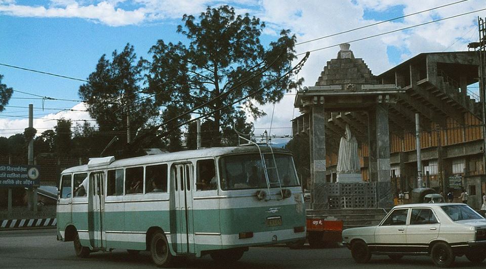 Trolleybus in Kathmandu City