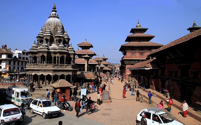 Krishna Mandir Temple in Durbar Square in Patan