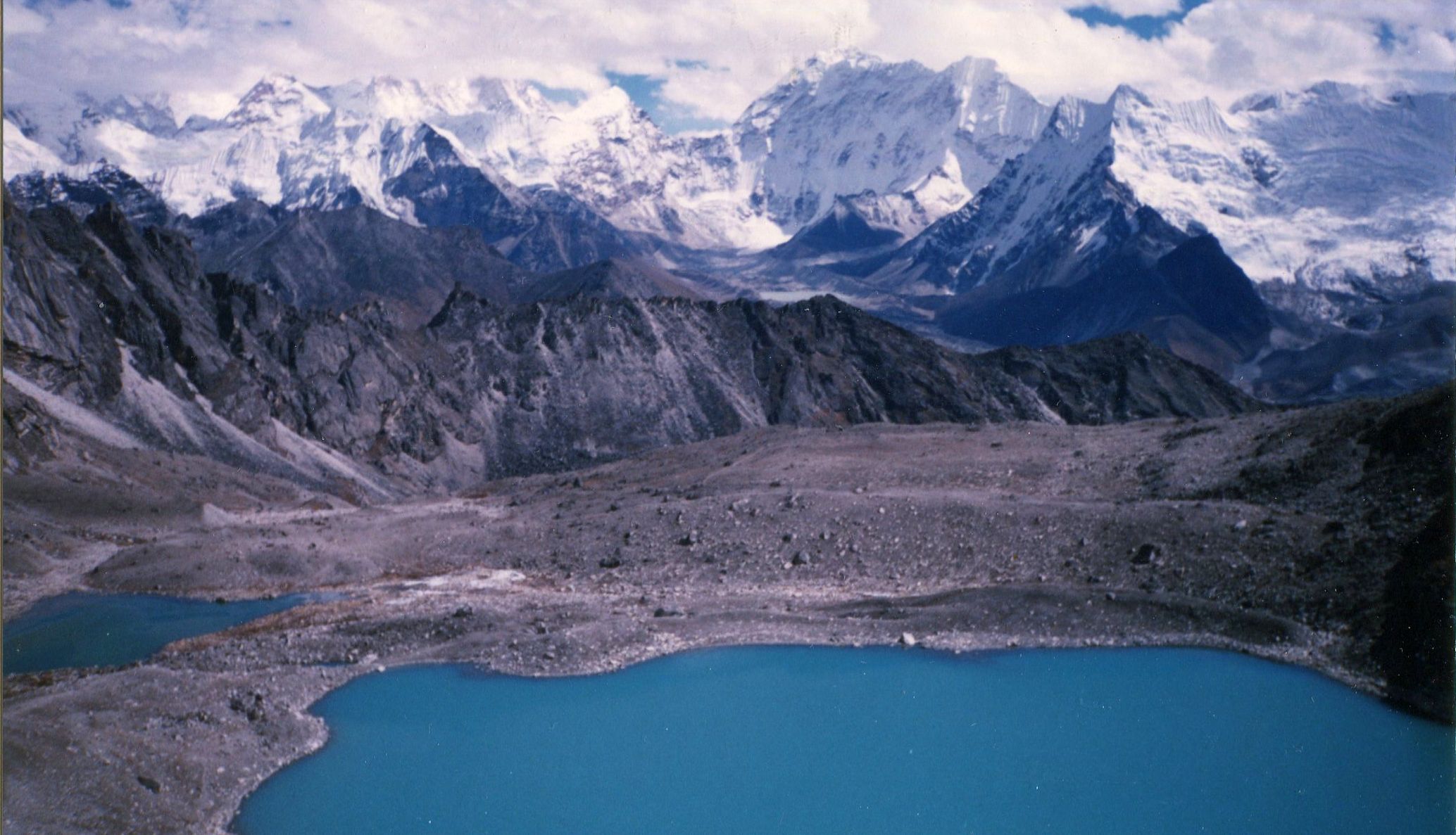 Mt.Baruntse from Kongma La