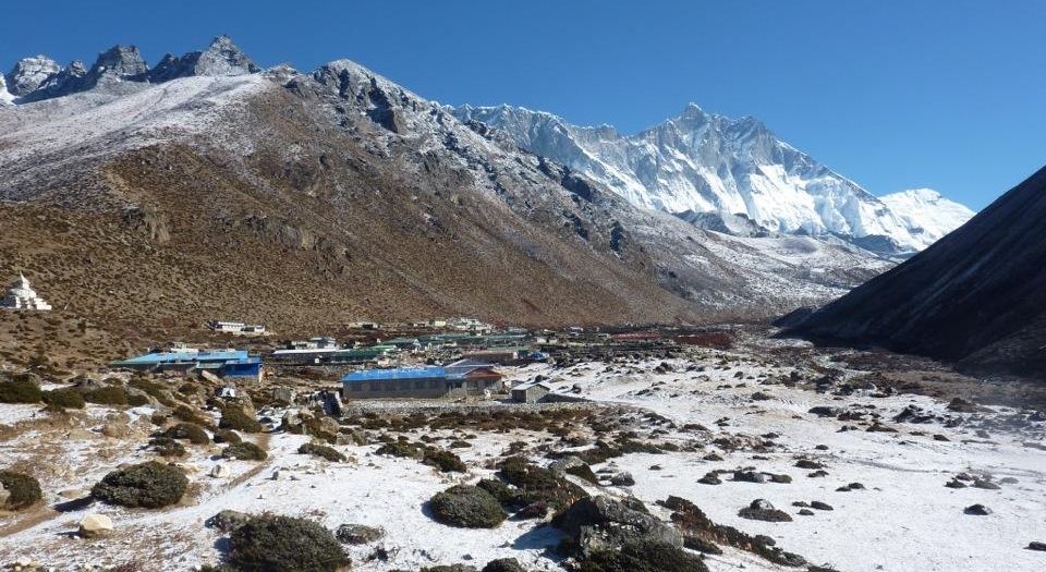 Nuptse - Lhotse Wall from Dingboche