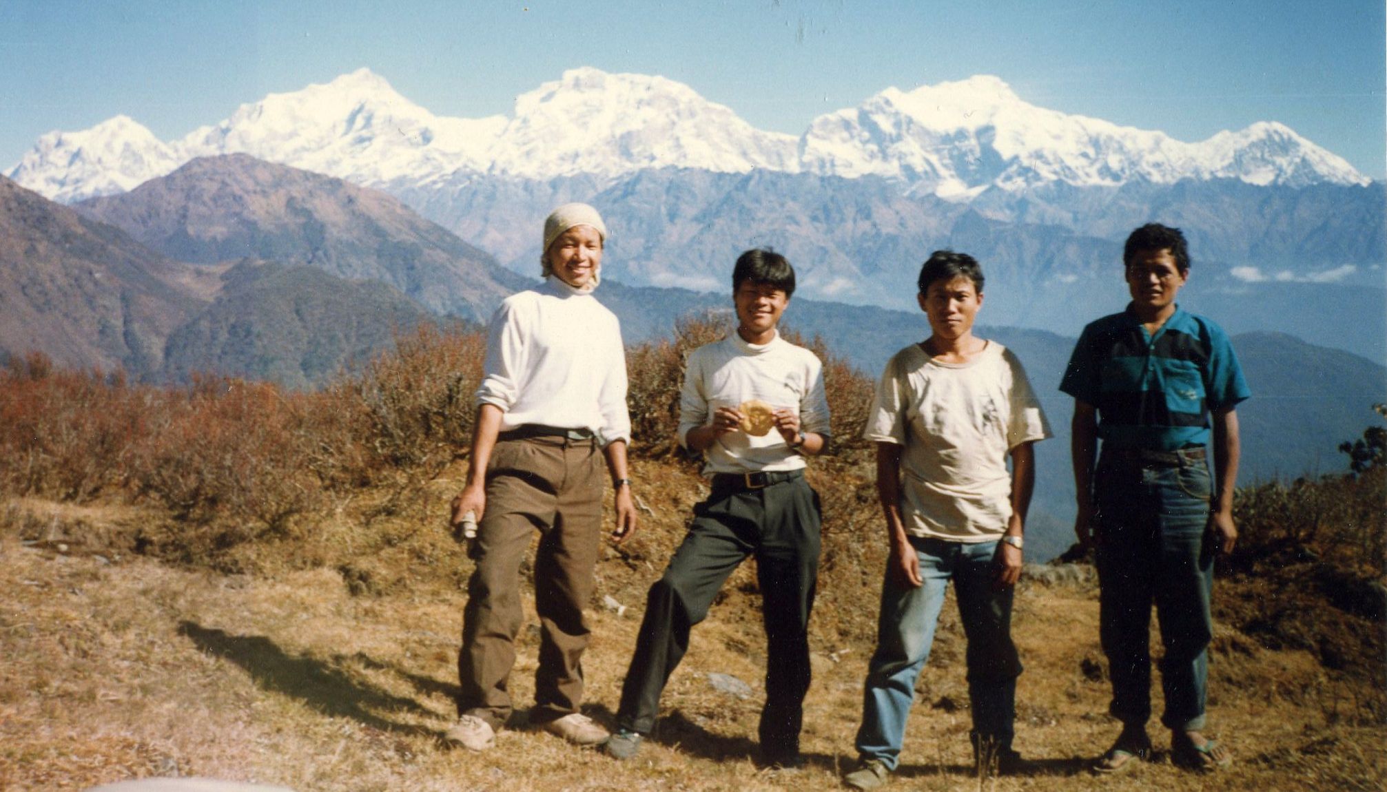 The Manaslu Himal from Talbrung Danda