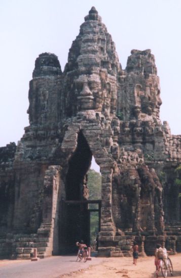 Gateway to Angkor Thom in northern Cambodia