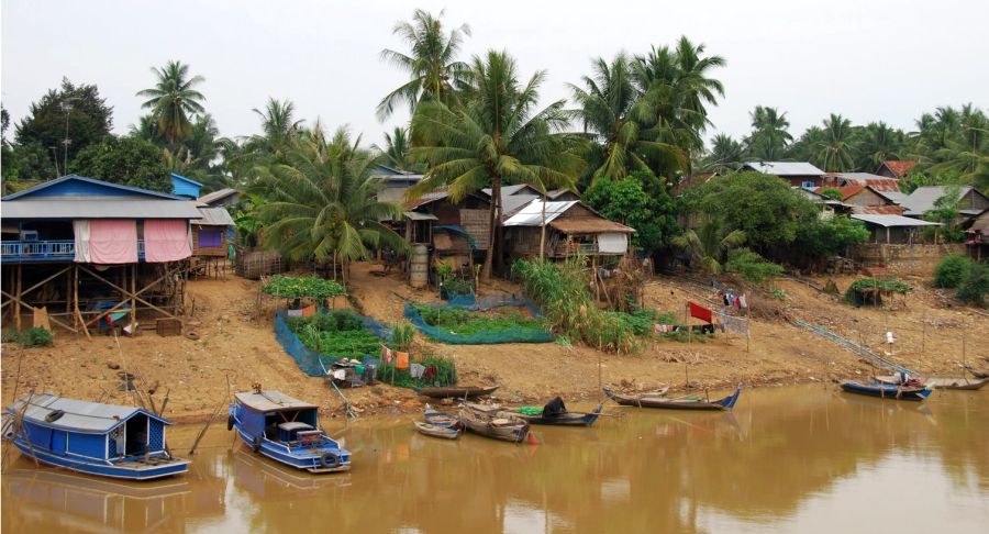 Stung Sangker River in NW Cambodia