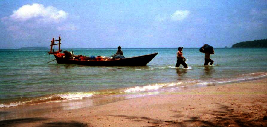 Independence Beach in Sihanoukville in Southern Cambodia