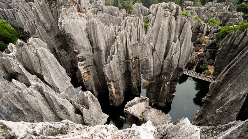 Limestone Outcrops at Shilin Stone Forest