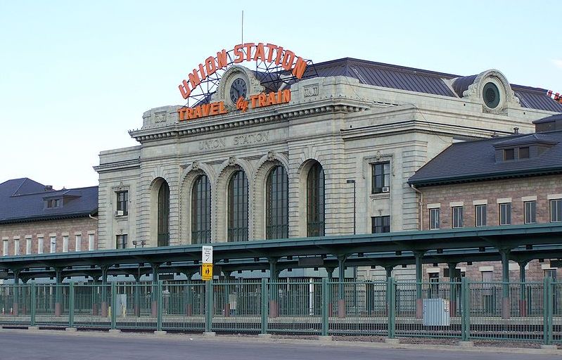 Union Station in Denver, the Mile High City in Colorado, USA