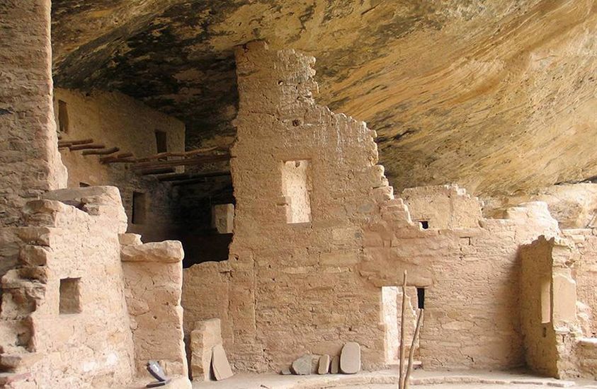 Cliff dwellings at Mesa Verde