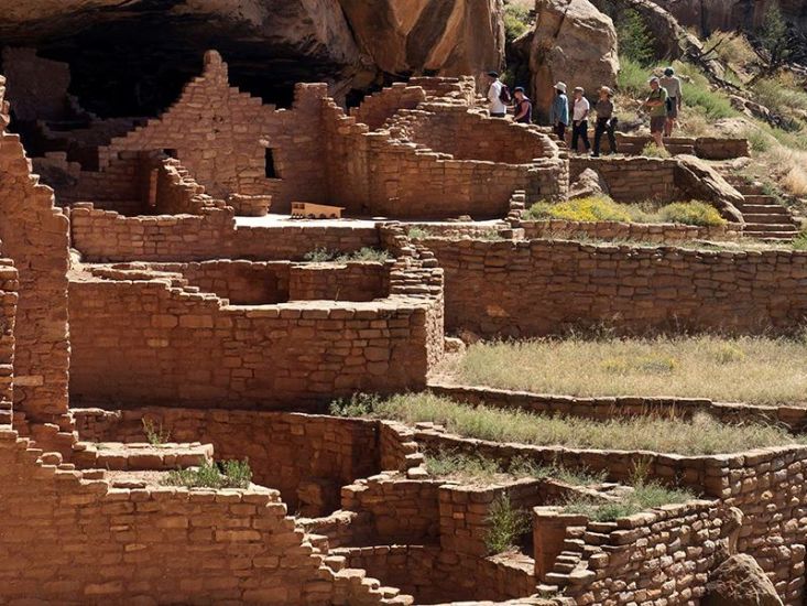 Cliff dwellings at Mesa Verde