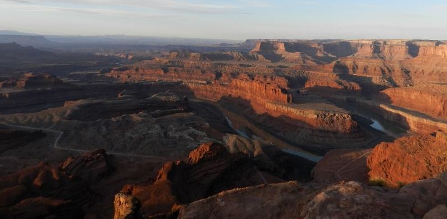 Horseshoe Bend in Colorado River from Dead Horse Point