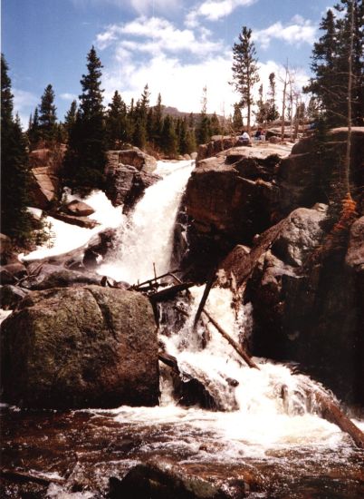 Alberta Falls in Rocky Mountain National Park, Colorado, USA