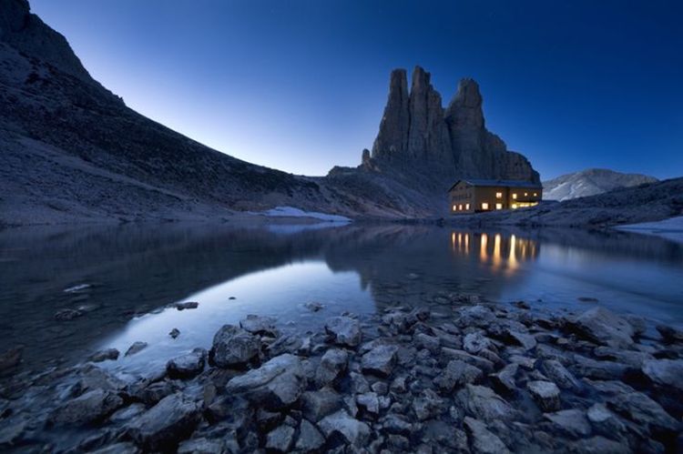 Drei Zinnen ( Cima Grande di Lavaredo ) in the Italian Dolomites