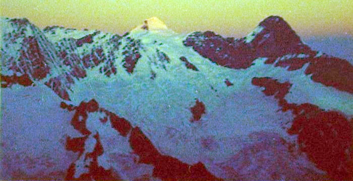 Monch and Eiger from the Schreckhorn