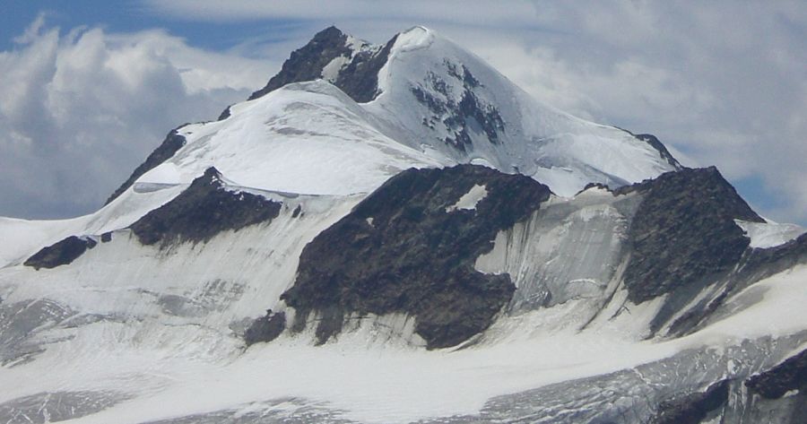 Wildspitze in the Otztal Alps of Austria