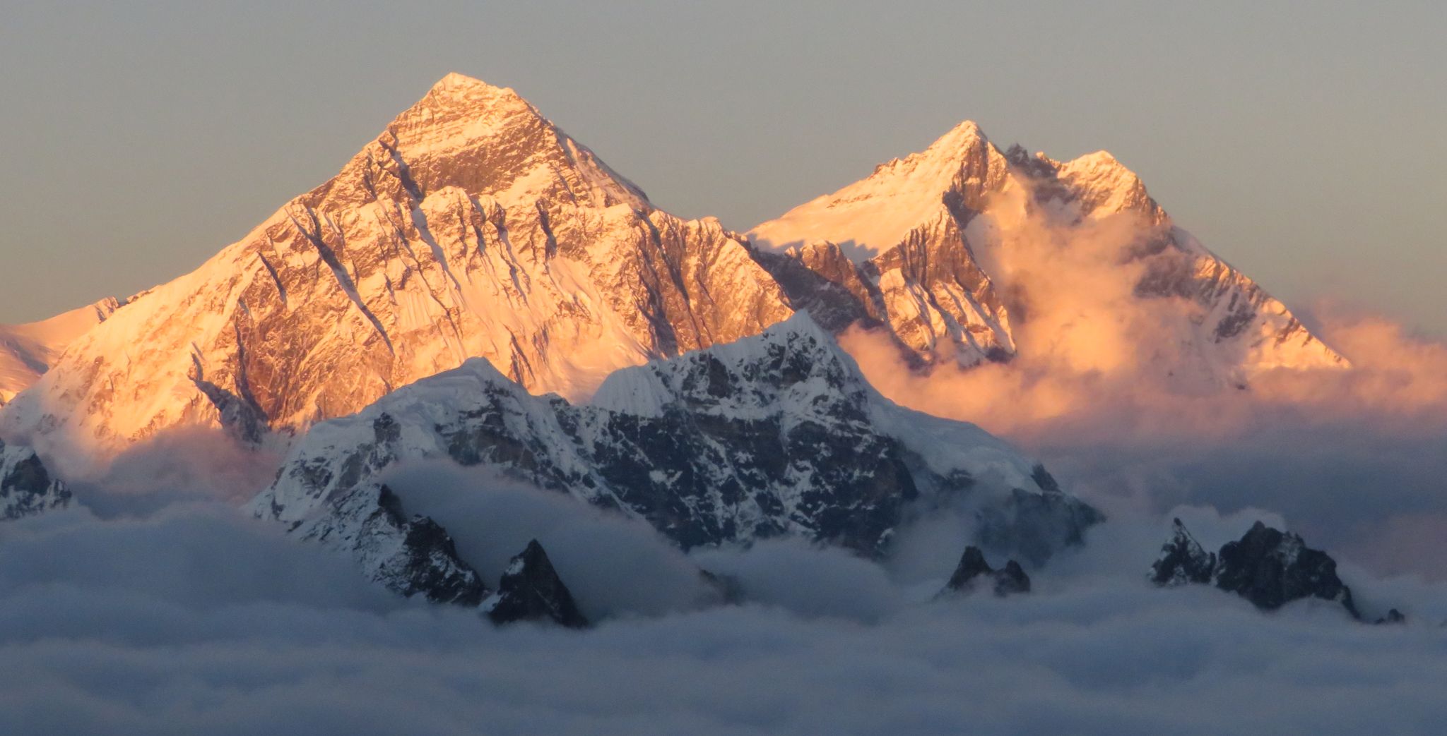 Everest and Lhotse