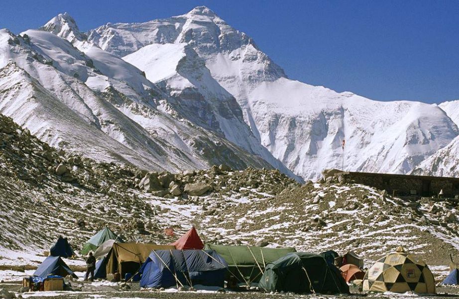 Mount Everest north side base camp