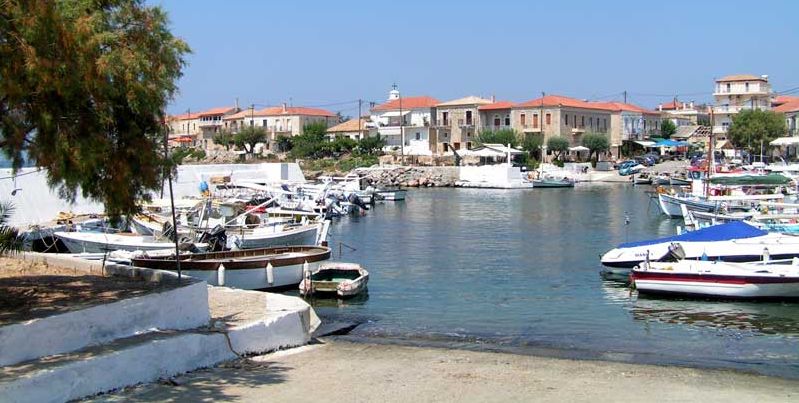 Agios Nikolaos in the Peloponnese of Greece