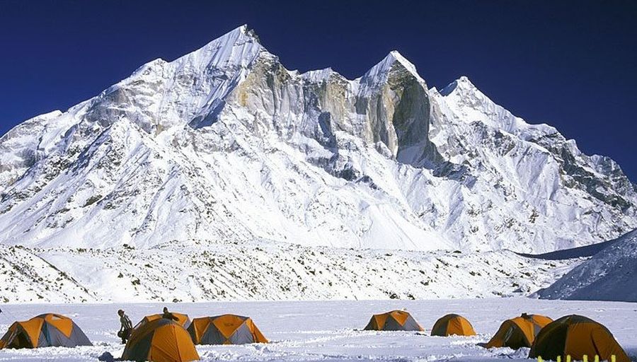 Source of Ganga ( Ganges ) River in Indian Himalaya