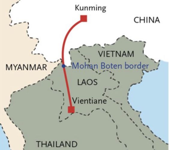 Map of Laos