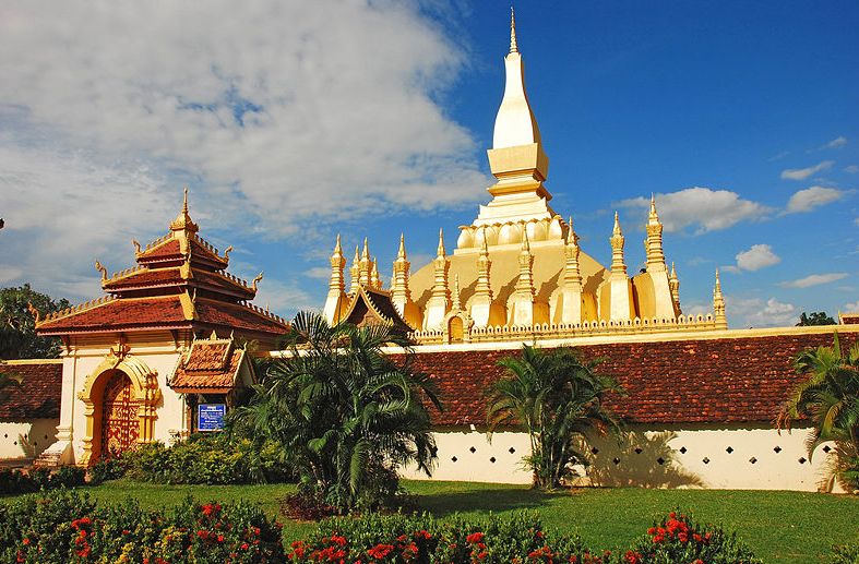 Wat That Luang in Vientiane