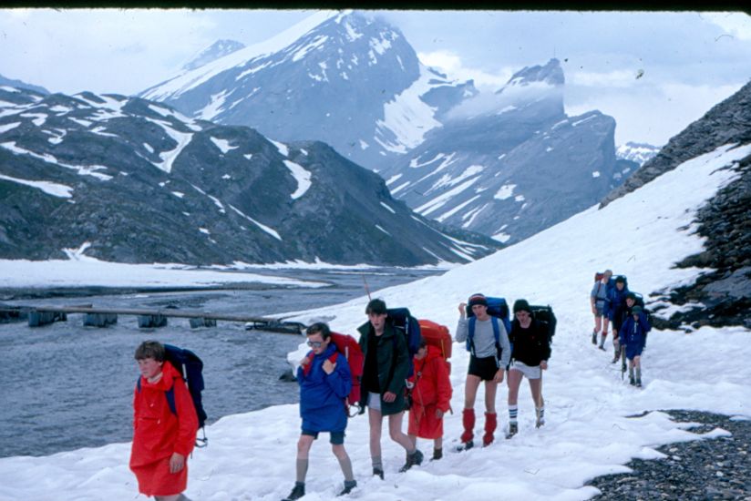 Rinderhorn on ascent of Wildstrubel