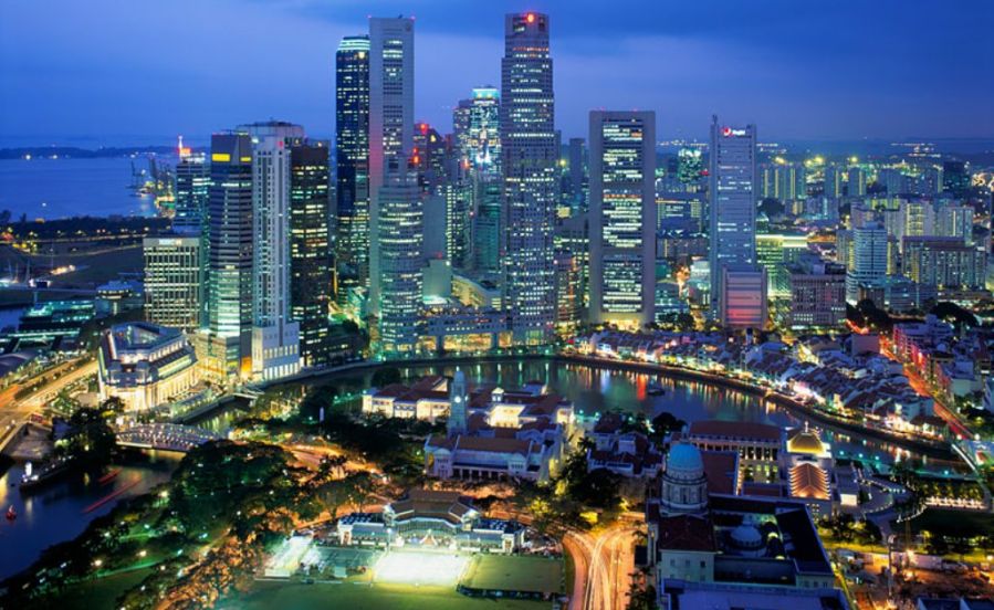 Kuala Lumpur illuminations at night