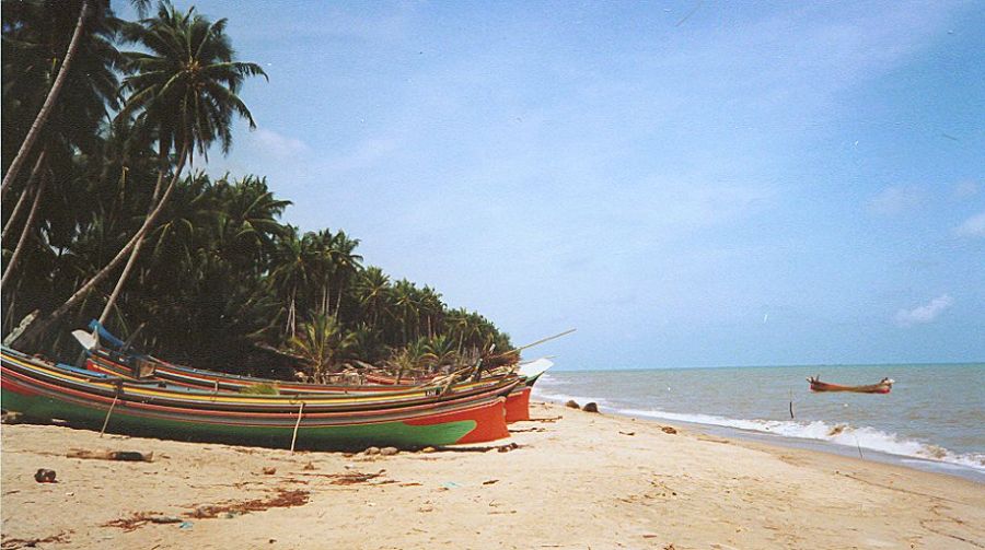 Fishing Boats on beach near Kohta Bharu