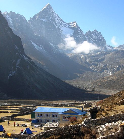 Kyajo Ri from Maccherma in Gokyo Valley