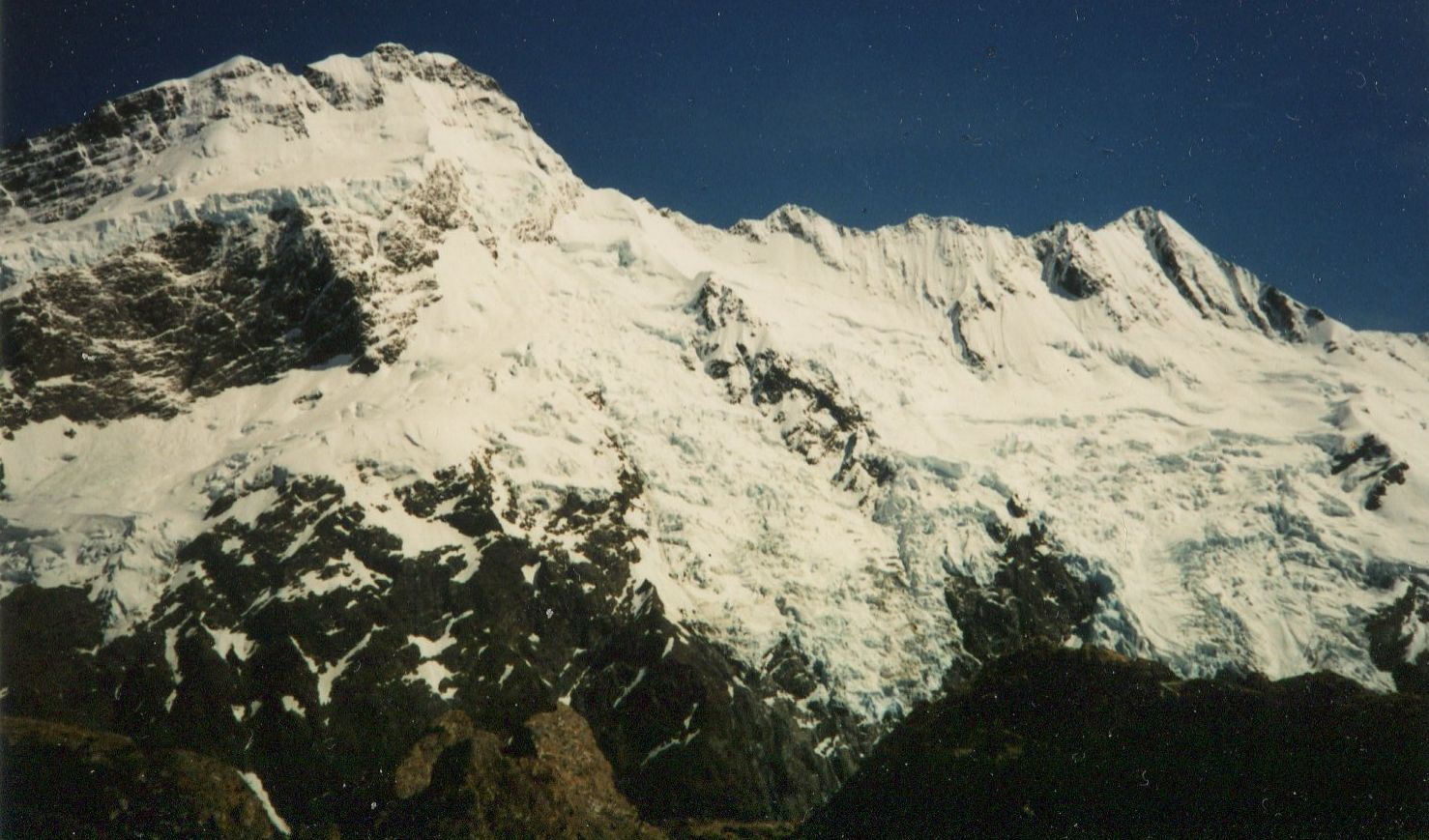 Mount Sefton in the Southern Alps of New Zealand