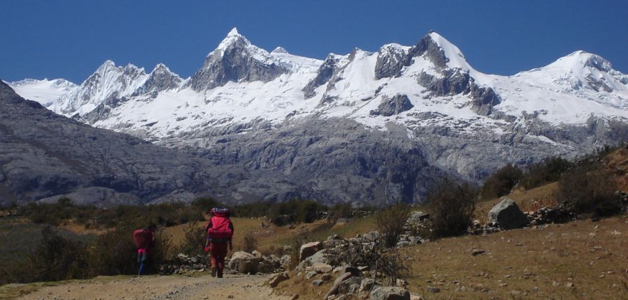 Vallunaraju, 5680 metres, in the Cordillera Blanca