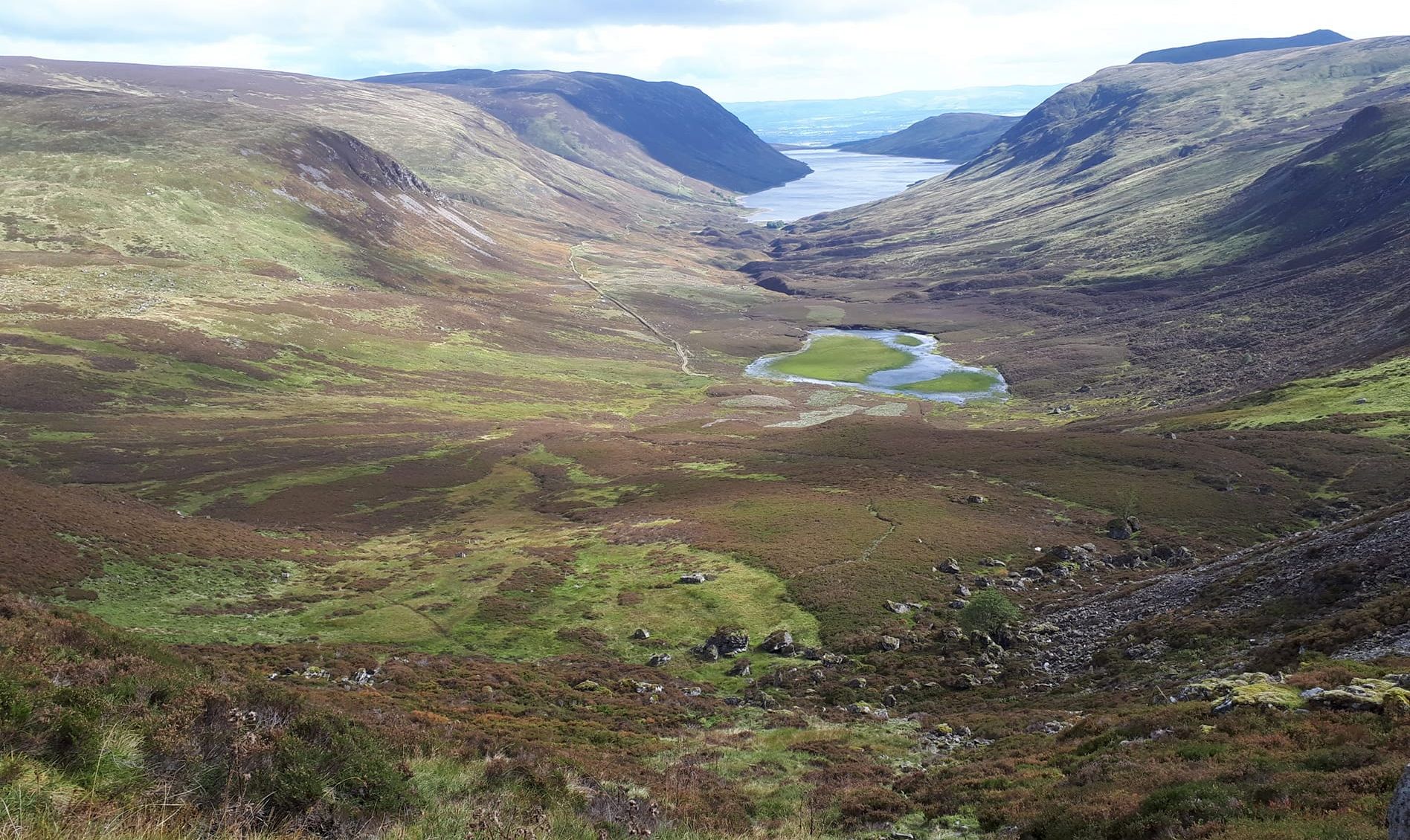 Loch Turret from Ben Chonzie