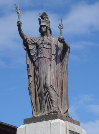 War Memorial at Troon on the Ayrshire Coast