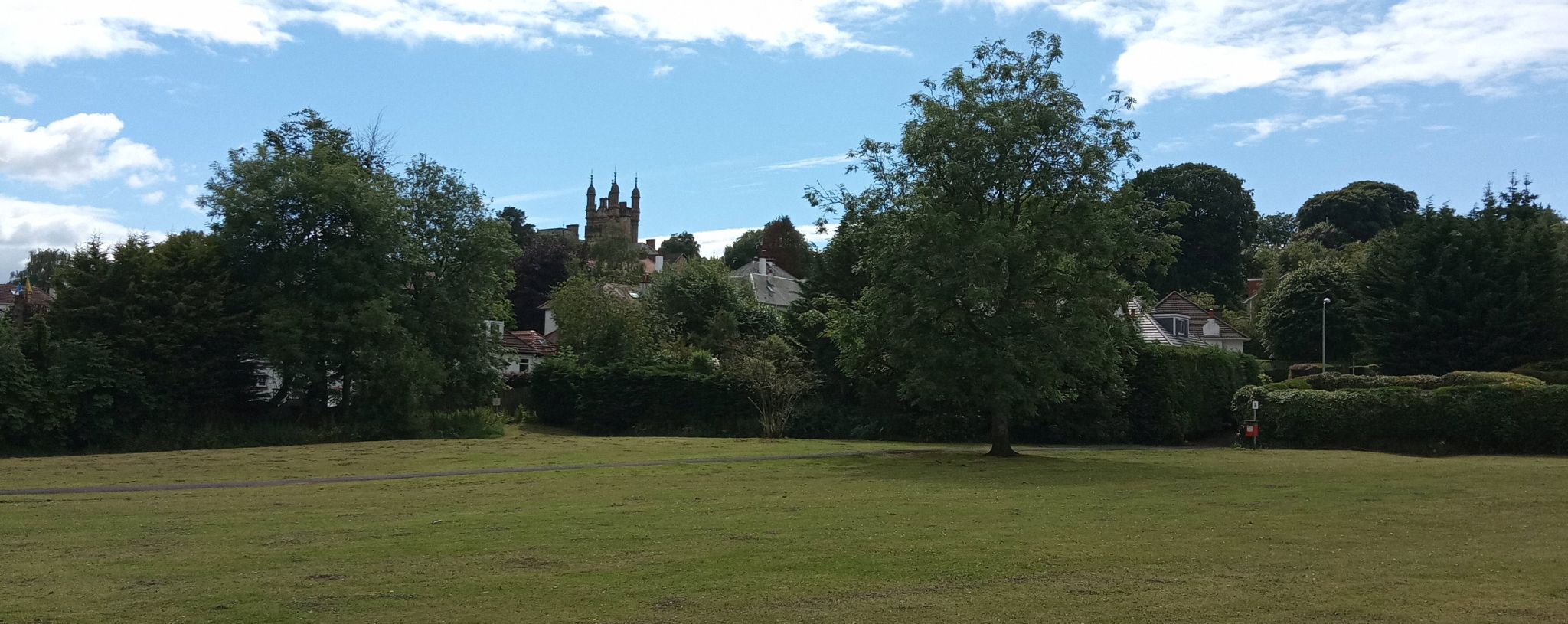 Schaw House from field at Gartconnel / Mosshead