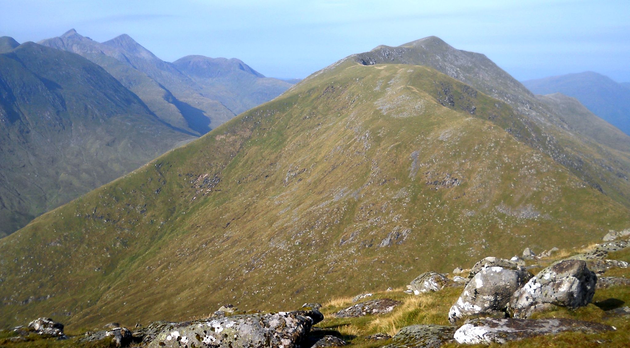 Ben Cruachan and Beinn a'Chochuill from Beinn Eunaich