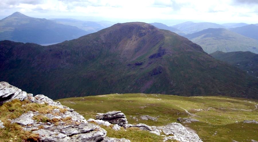 Ben Lomond and Beinn Narnain from Beinn Ime