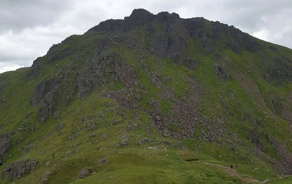 Rocky summit of Beinn Narnain