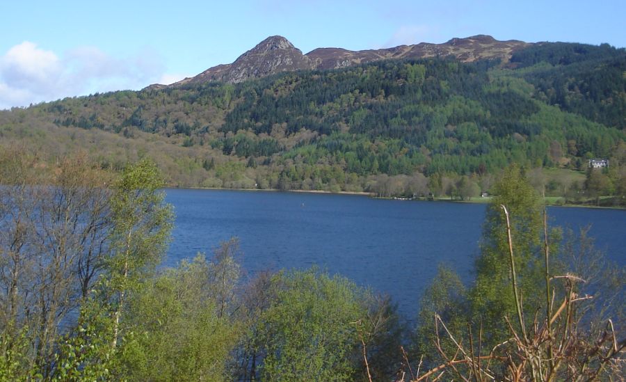 Ben A'an above Loch Achray in the Trossachs