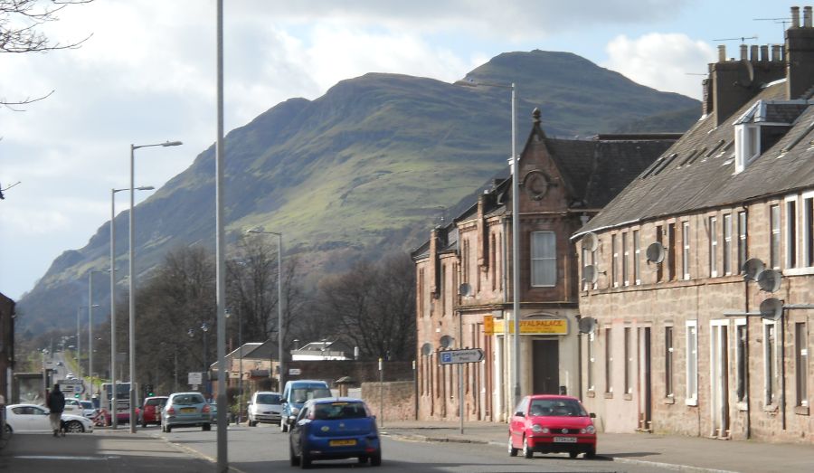 Dumyat in the Ochil Hills from Alva