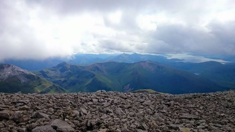 View from Ben Nevis summit