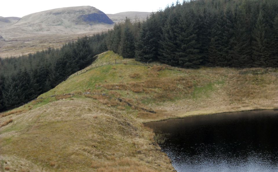 Duncolm in the Kilpatrick Hills from Dunellan