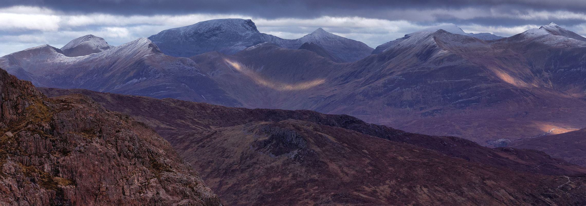 Ben Nevis from Buchaille Etive Mor