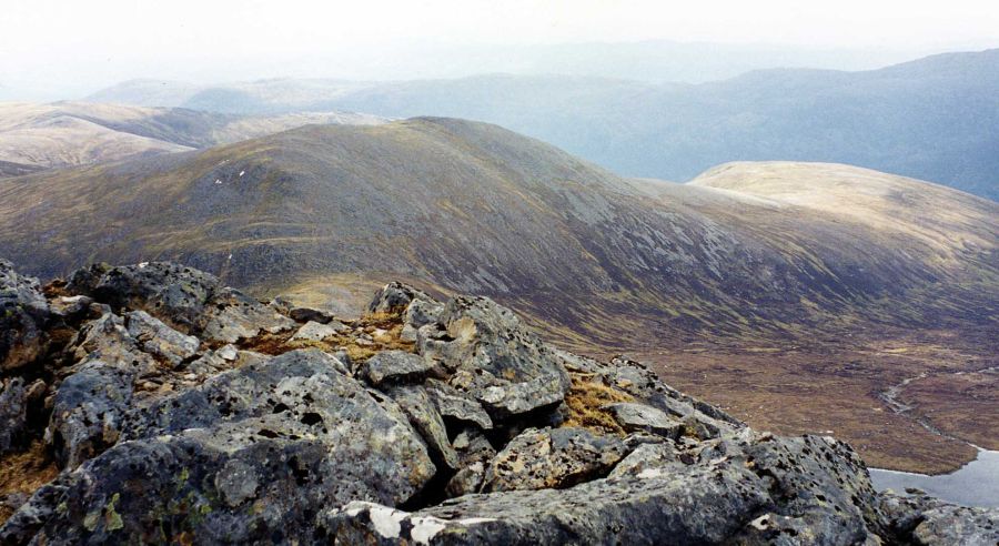 Carn nan Gobhar from Sgurr na Laipaich