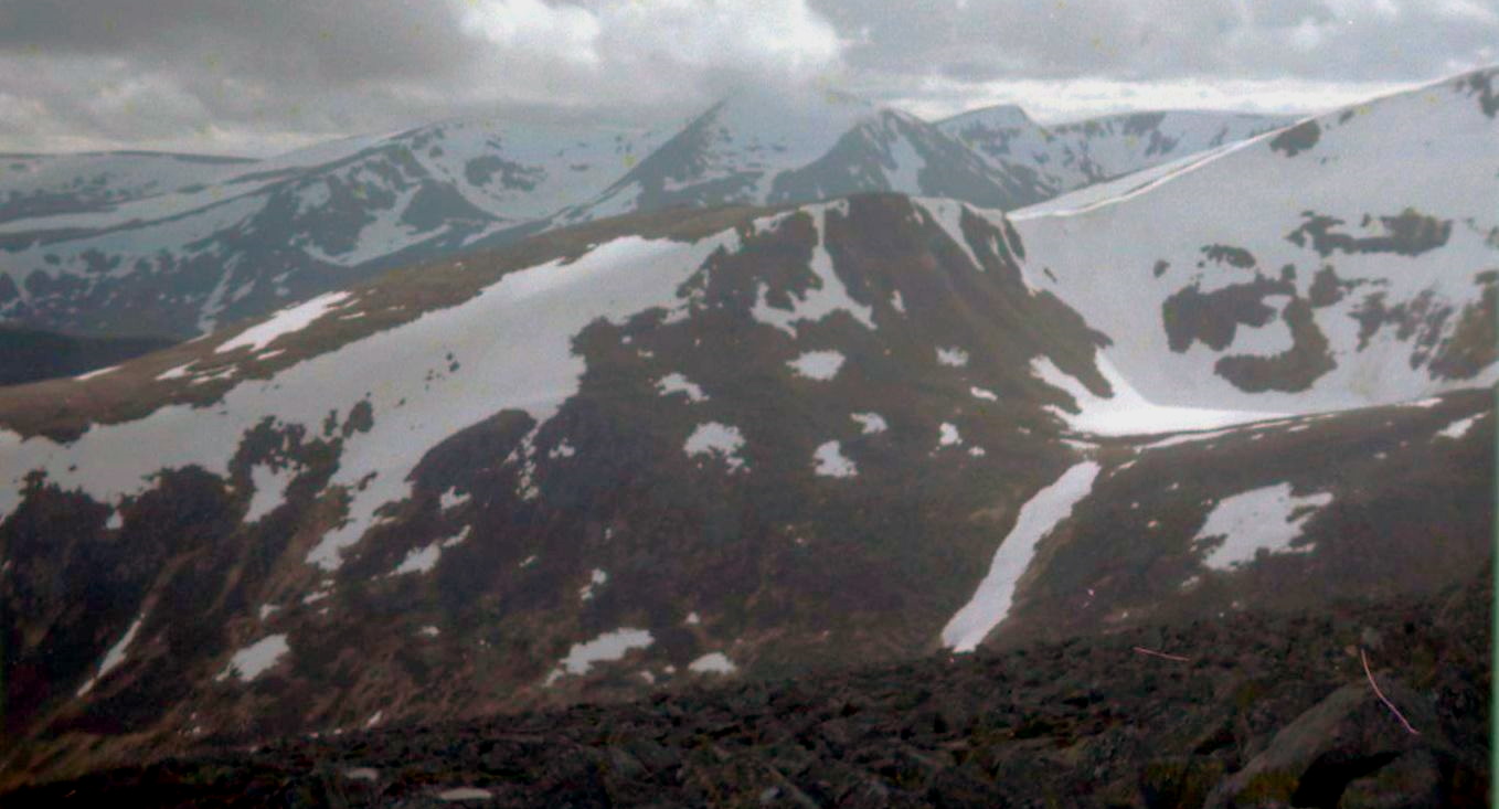 Ben Macdui from Derry Cairngorm