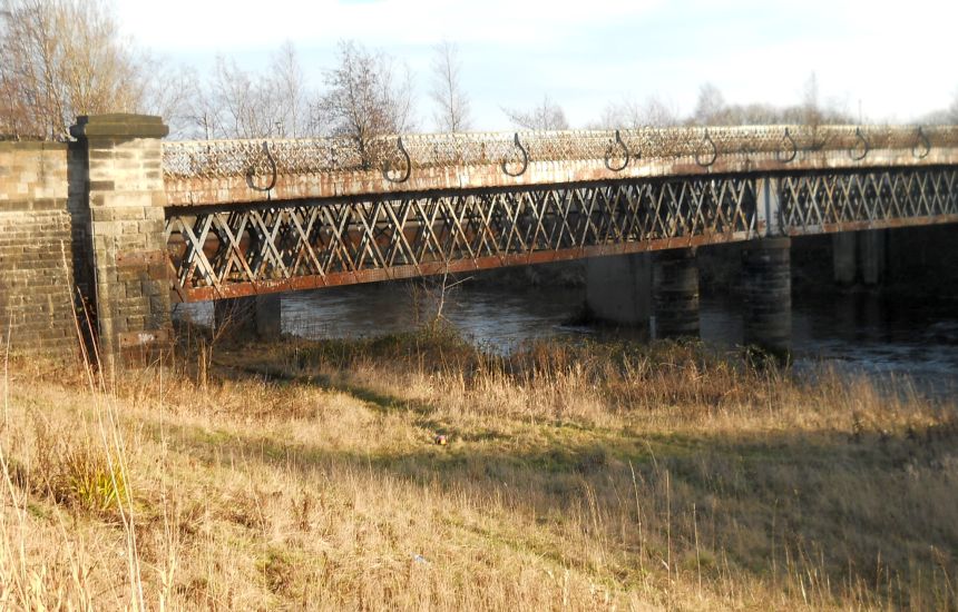 Orion Pedestrian Bridge over the River Clyde at Cambuslang