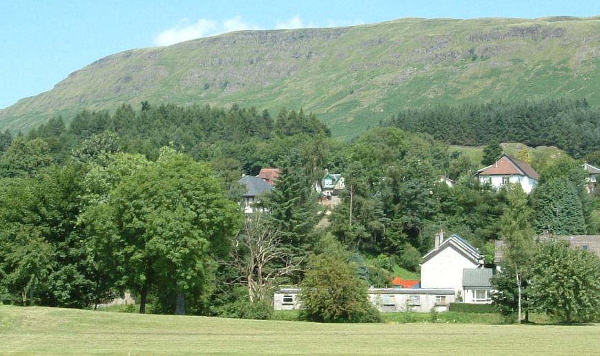 Strathblane beneath the Campsie Fells