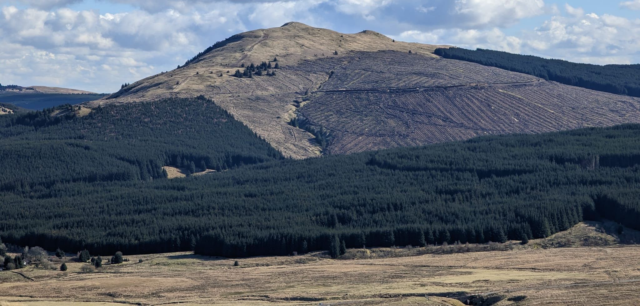 Meikle Bin in the Campsie Fells